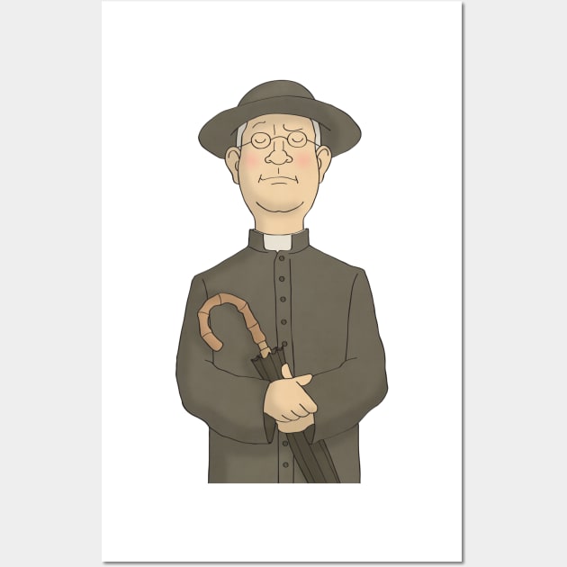 Father Brown Wall Art by CarlBatterbee